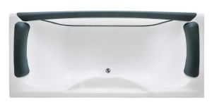 Ванна акриловая 1Marka Aima Dolce Vita 180x80 c заводским каркасом, со стеклом