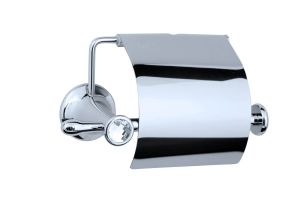 PURO 10701 держатель для туалетной бумаги \ с крышкой (BOHEME)