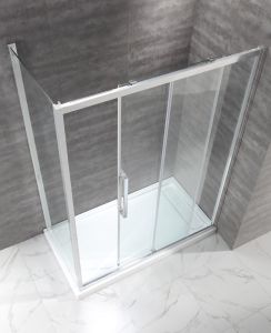 LUX-SOFT 1300x900 Душевой уголок прозрачное стекло (CEZARES)