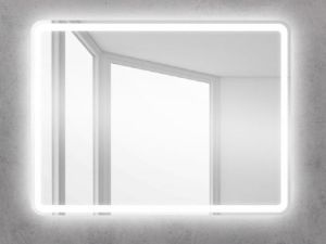 Зеркало Belbagno с встроенным светильником, сенсорный выключатель 500*600