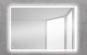 Зеркало Belbagno с встроенным светильником, сенсорный выключатель 1200*800