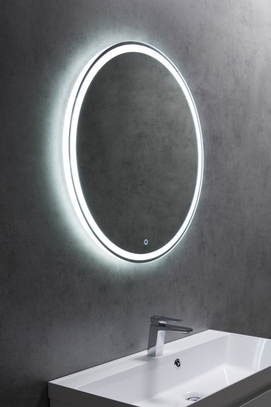Дополнительное фото №2 Зеркало Belbagno с встроенным светильником, сенсорный выключатель, Ø600