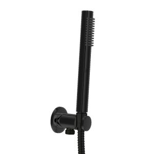 Ручной душ Cezares CZR-DEFA3-NOP со шланго и держателем, черный матовый