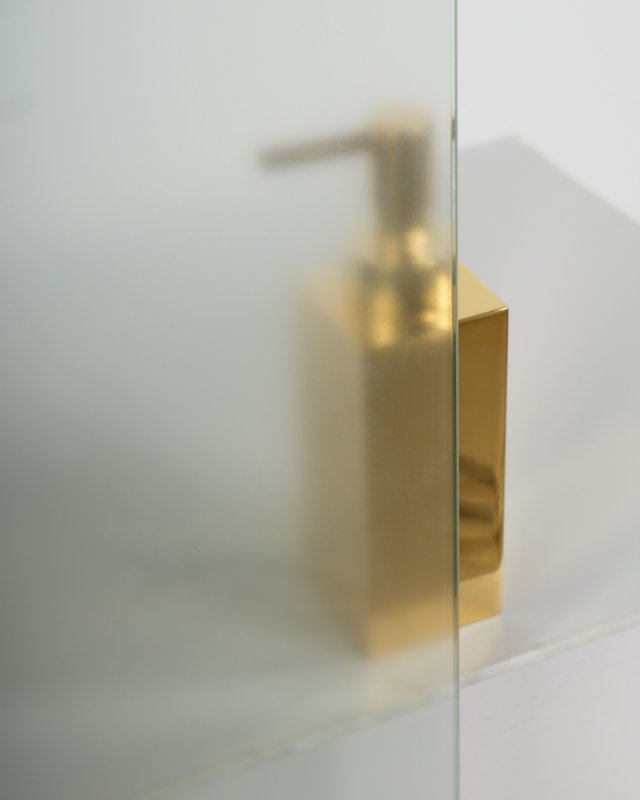 Дополнительное фото №3 Душевая шторка на ванну BelBagno UNO-VF-2-150/145-M-Cr, матовое стекло, профиль хром