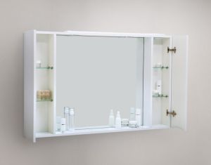 Зеркальный шкаф Belbagno MARINO-SPC-1200/750-2A-BL-P с подсветкой