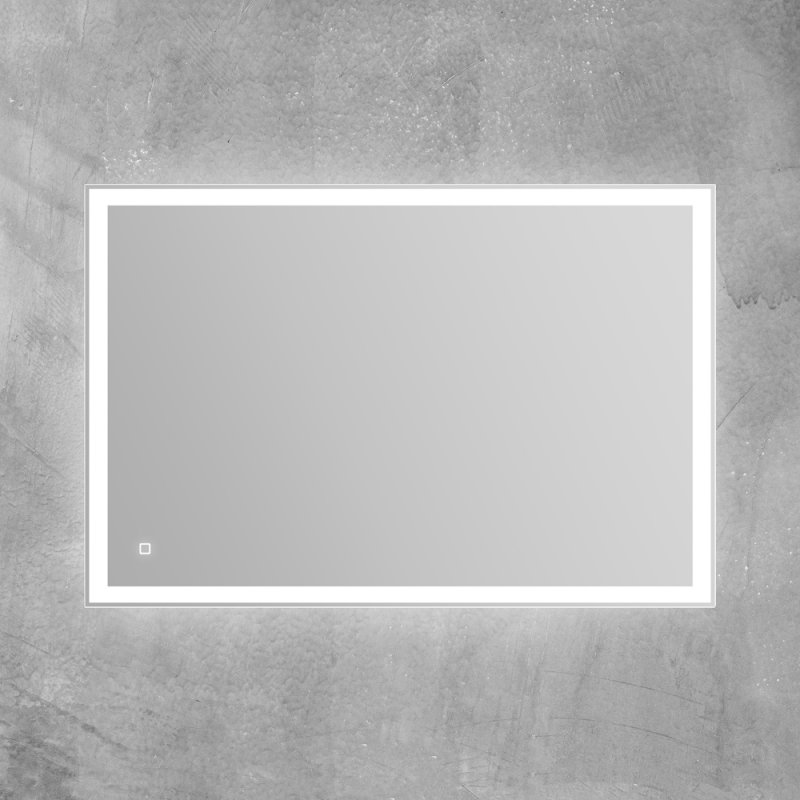 Фото Зеркало Belbagno с встроенным светильником, сенсорный выключатель 1000*600