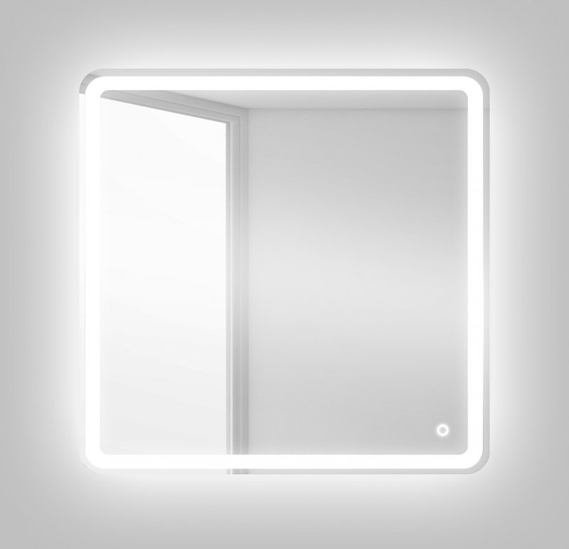 Фото Зеркало Belbagno с встроенным светильником, сенсорный выключатель 600*600