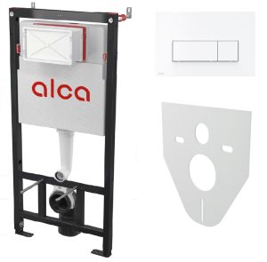 Set Инсталляции AlcaPlast AM101/1120-4:1 RU с белой кнопкой M570 + M91