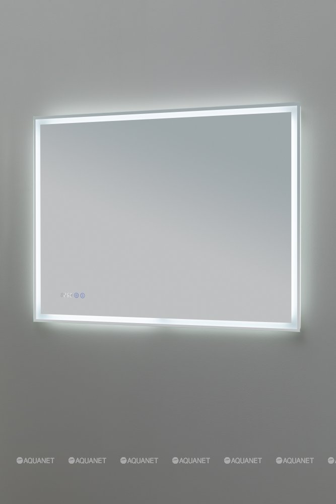 Дополнительное фото №1 Зеркало Aquanet Оптима 100*75 LED