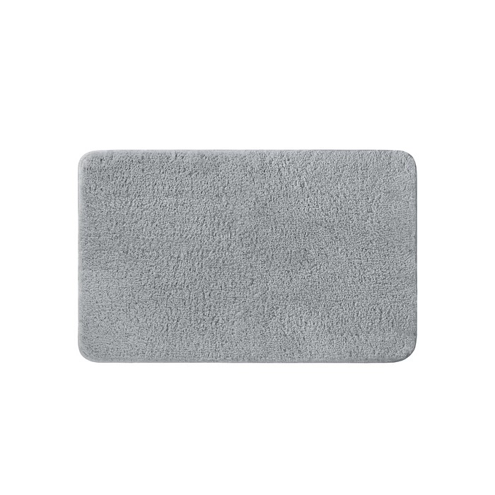 Фото Коврик для ванной комнаты, 50х80 см, микрофибра, серый (IDDIS)