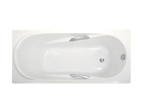 Ванна акриловая 1Marka Medea 150x70 с заводским каркасом с ручками 