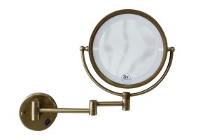 MEDICI 501 зеркало настенное с подсветкой \ 3-x кратное увеличение, двустороннее (BOHEME)