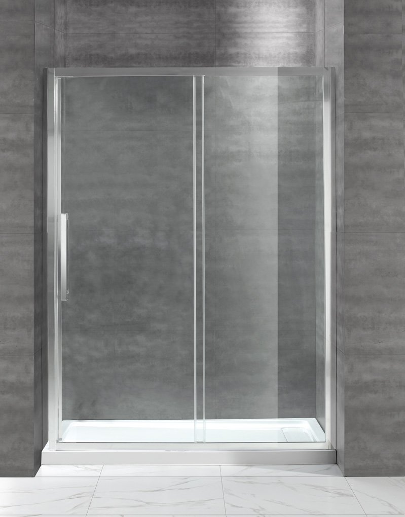 Фото LUX-SOFT 1200х2000 Душевая раздвижная дверь прозрачное стекло (CEZARES)