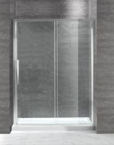 LUX-SOFT 1200х2000 Душевая раздвижная дверь прозрачное стекло (CEZARES)