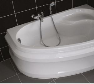 Ванна акриловая Vitra Nysa 150x100 правая без каркаса и экрана
