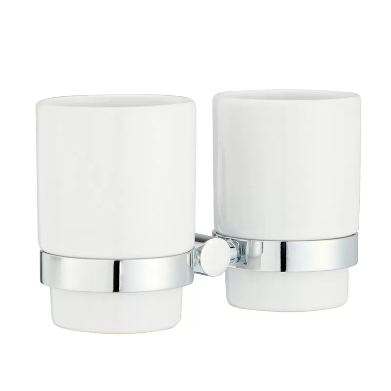 Фото MIRRO Plus Подстаканник двойной керамика (IDDIS)