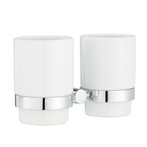 MIRRO Plus Подстаканник двойной керамика (IDDIS)