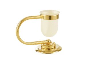 Настольный стакан для зубных щеток Boheme Murano Gold