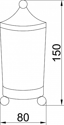 Дополнительное фото №1 HERMITAGE 10394 Настольный стакан для ватных дисков\ керамический (BOHEME)