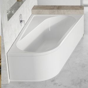 Ванна акриловая Ravak Chrome 160x105 правая, белая