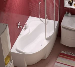 Ванна акриловая Ravak Rosa 160x95 правая, белая