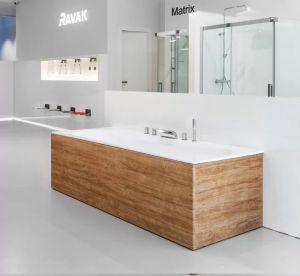 Экран для ванны Ravak City 180 с креплением, дуб