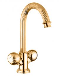 Смеситель для раковины Cezares APHRODITE-LS2-03/24-M золото