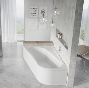 Ванна акриловая Ravak Chrome 170x105 левая, белая
