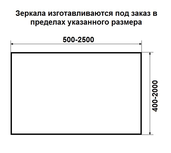 Дополнительное фото №2 Clyde 1000*700 Зеркало с подсветкой SuperLed, подогревом и сенсорным выключателем 