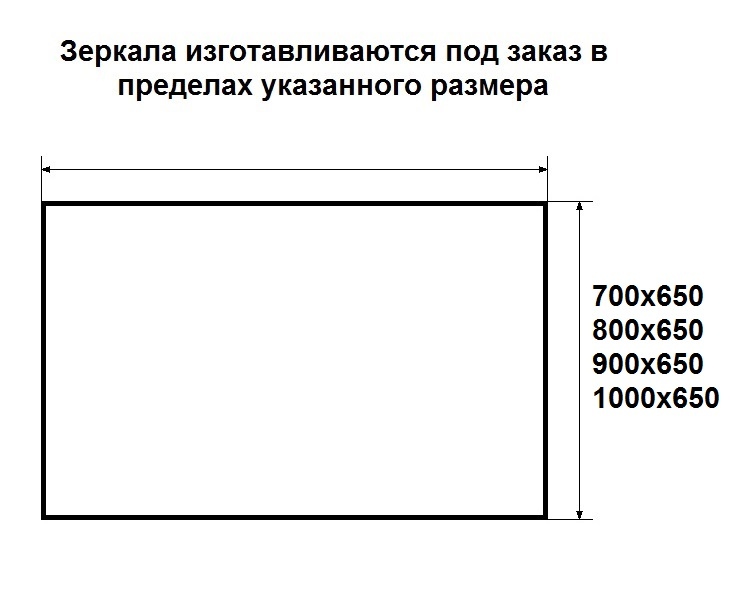 Дополнительное фото №2 Giovane 1000*650. 112 люкс Зеркало, подсветка, подогрев и сенсорный выключатель (на взмах) 