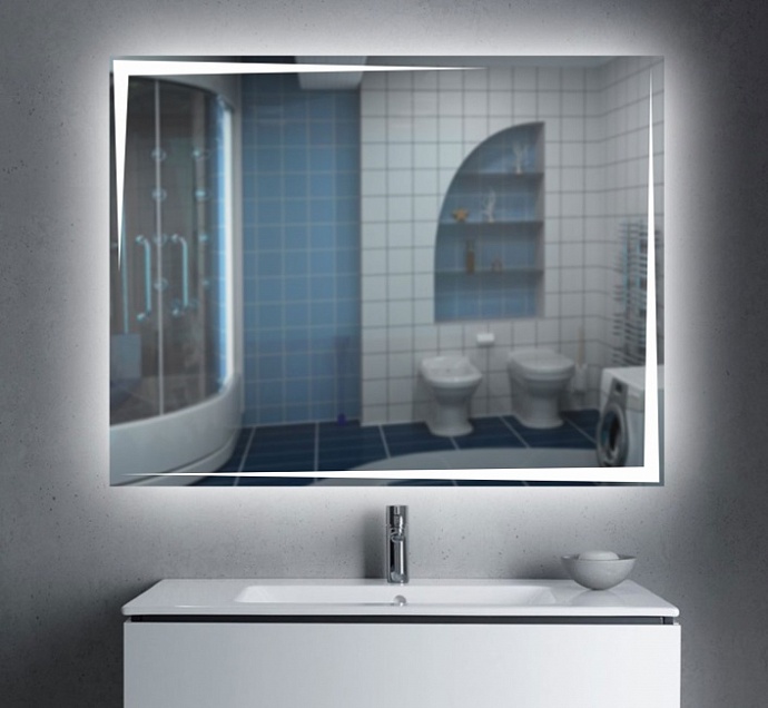 Дополнительное фото №3 Primula 700*800.202 Зеркало с подсветкой SuperLed (холодной), сенсорным выключателем (на взмах)