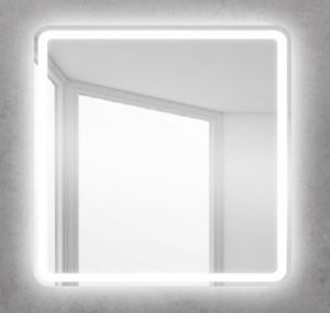 Зеркало Belbagno с встроенным светильником, сенсорный выключатель 800*800