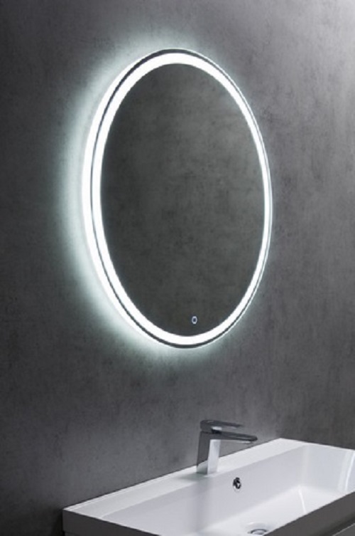 Дополнительное фото №1 Зеркало Belbagno с встроенным светильником, сенсорный выключатель, Ø700