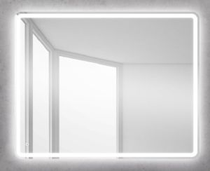 Зеркало Belbagno с встроенным светильником, сенсорный выключатель 1000*800