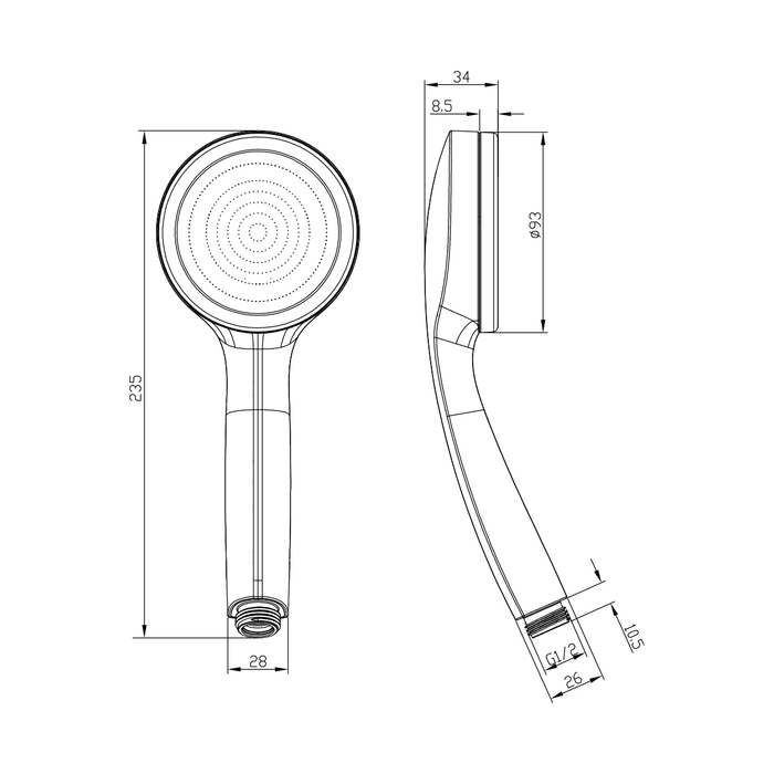 Дополнительное фото №1 Душевая лейка Iddis SpaHome SPA1F00i18, хром