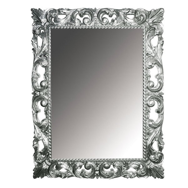 Дополнительное фото №1 Зеркало NeoArt прямоугольное массив дерева, серебро 97x70