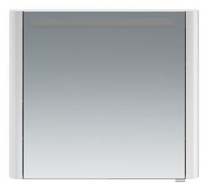 M30MCL0801WG Sensation, зеркало, зеркальный шкаф, левый, 80 см, с подсветкой, белый, глянец, шт