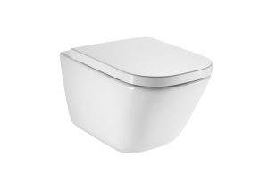 Унитаз подвесной Roca Gap 34647L000+801472004 с крышкой