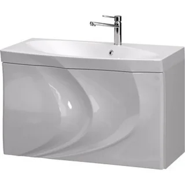 Фото Тумба 1Marka Mirage 90 белая с раковиной