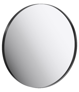 Зеркало Aqwella RM Л8/BLK в металлической раме, чёрное