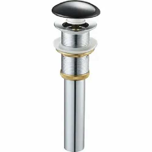 Фото Донный клапан для раковины SantiLine SL-104 без перелива, черный