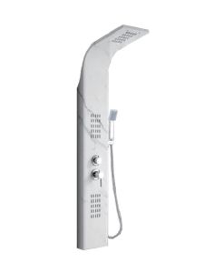 Душевая панель с тропическим душем marble white MR-5578MW