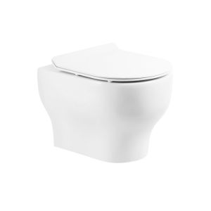 Унитаз подвесной Belbagno LUCIE безободковый c сиденьем BB2111SC