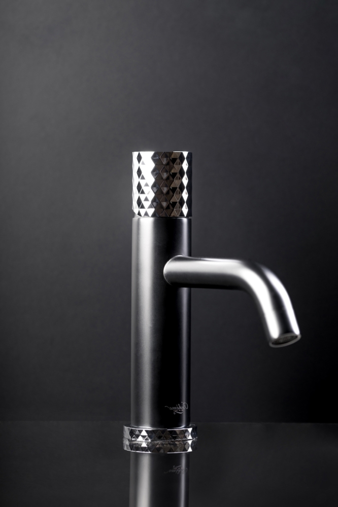 Дополнительное фото №3 Смеситель для раковины Boheme Stick Black Diamond Chrome