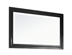 Зеркало Эльвира черное 100 см (VOD-OK)