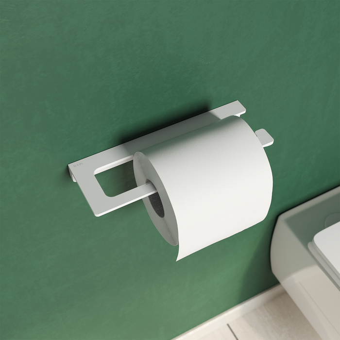 Дополнительное фото №3 Держатель для туалетной бумаги без крышки,белый матовый