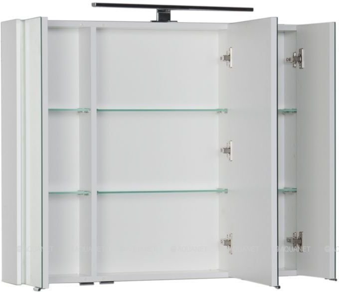 Дополнительное фото №3 Зеркальный шкаф Aquanet Латина 90 цв. белый