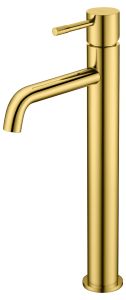 Смеситель для раковины высокий Boheme Uno Gold