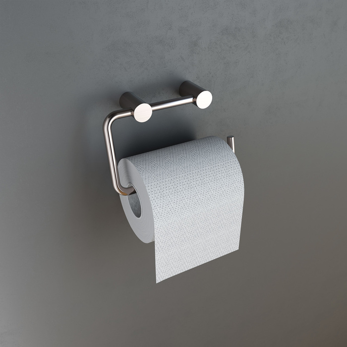 Дополнительное фото №1 PETITE Держатель туалетной бумаги без крышки,сатин, сплав мет. IDDIS