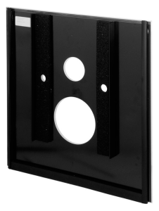 Нижняя панель TECElux для установки стандартного унитаза, стекло черное